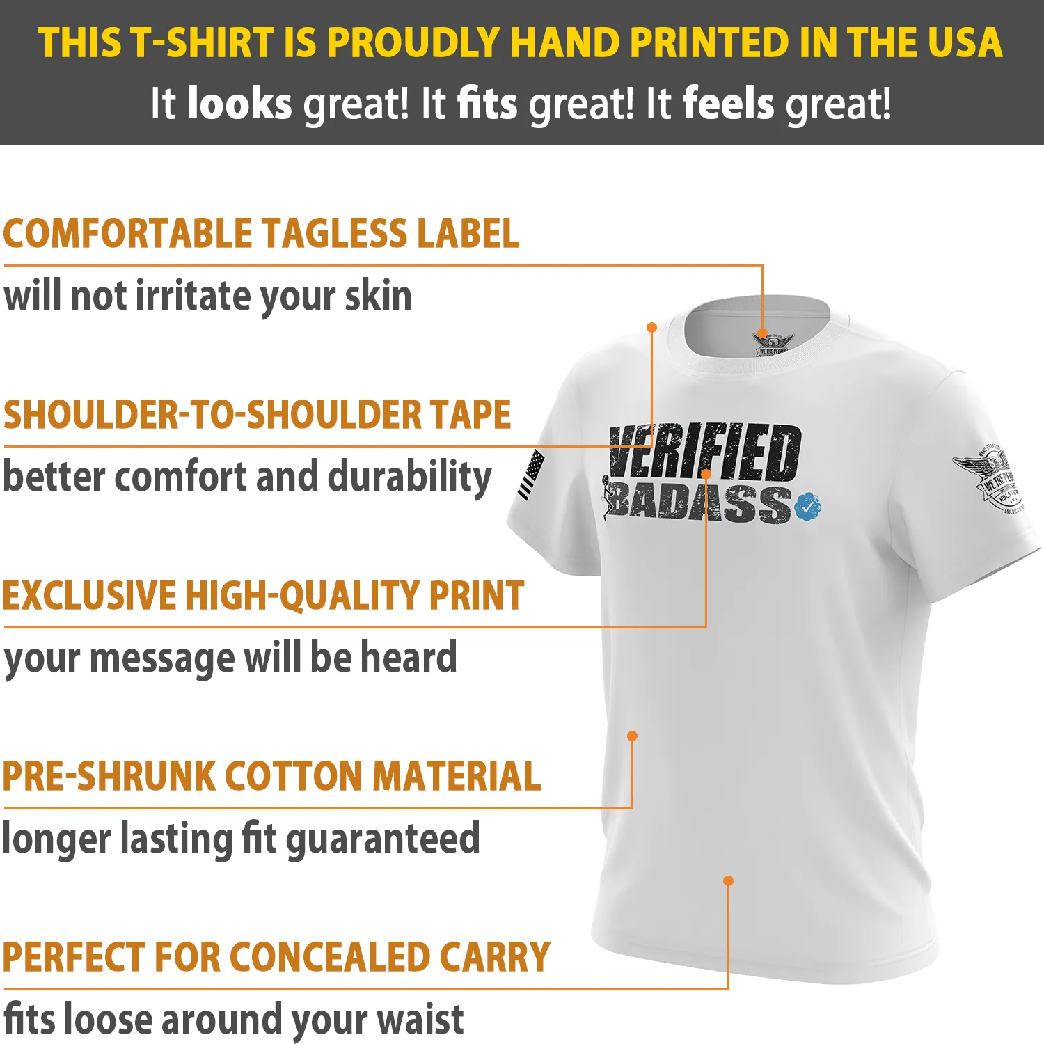 Verified Badass Short Sleeve Shirt