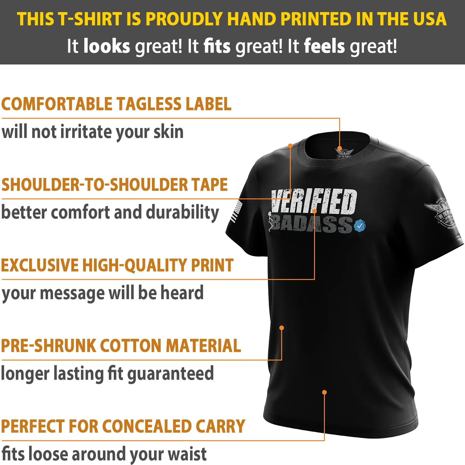 Verified Badass Short Sleeve Shirt