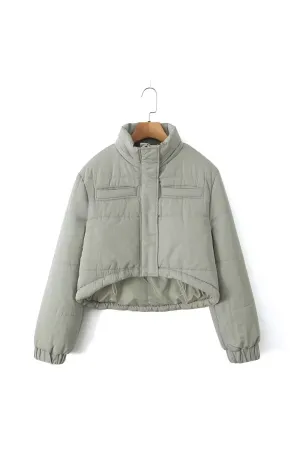 'Victoria' Front-Short, Back-Long Quilted Jacket