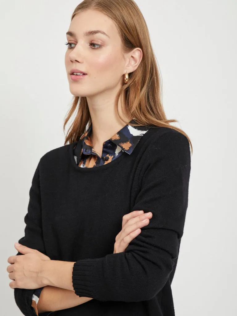 VIRIL L/S KNIT DRESS - NOOS