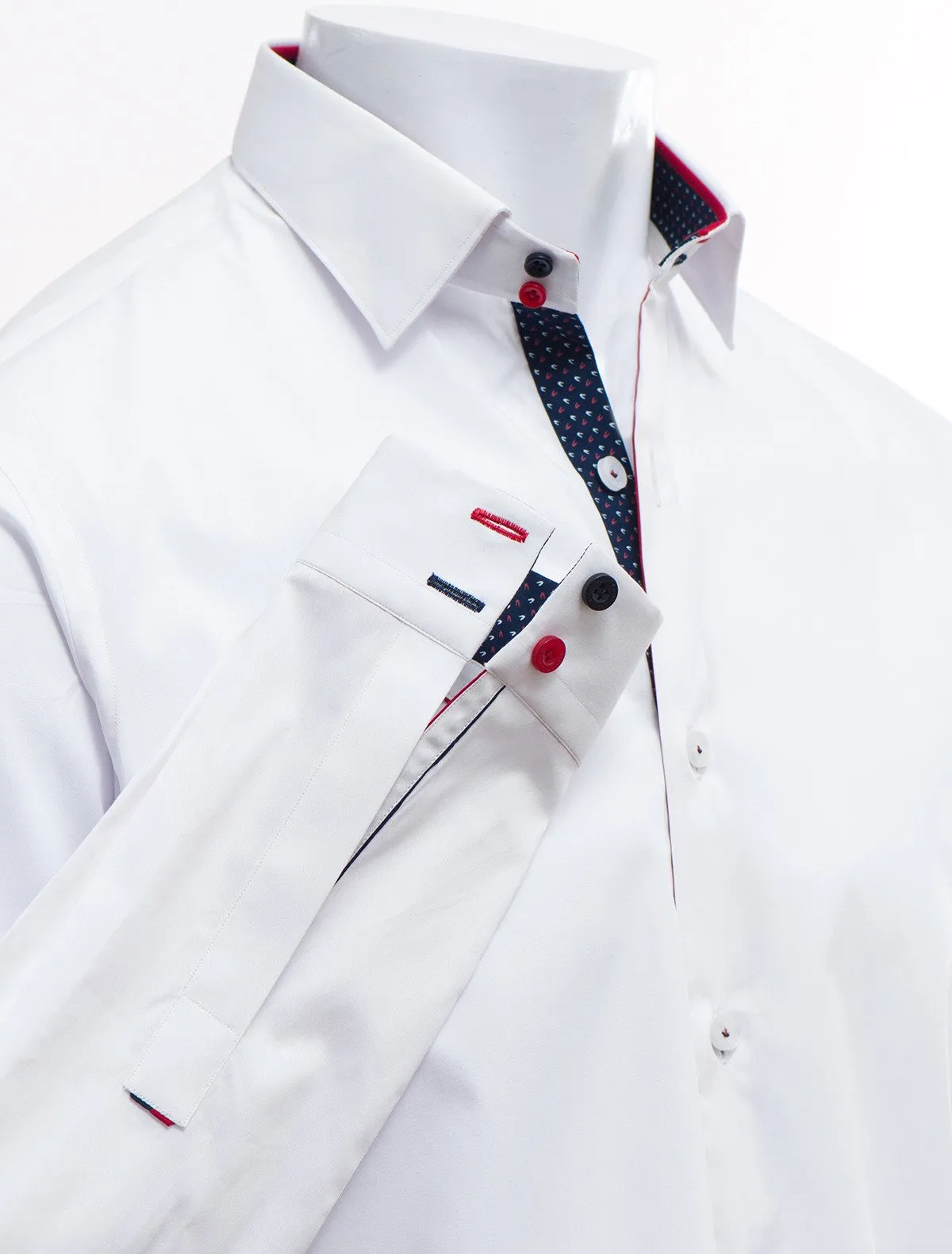 WHITE DESIGN SHIRT