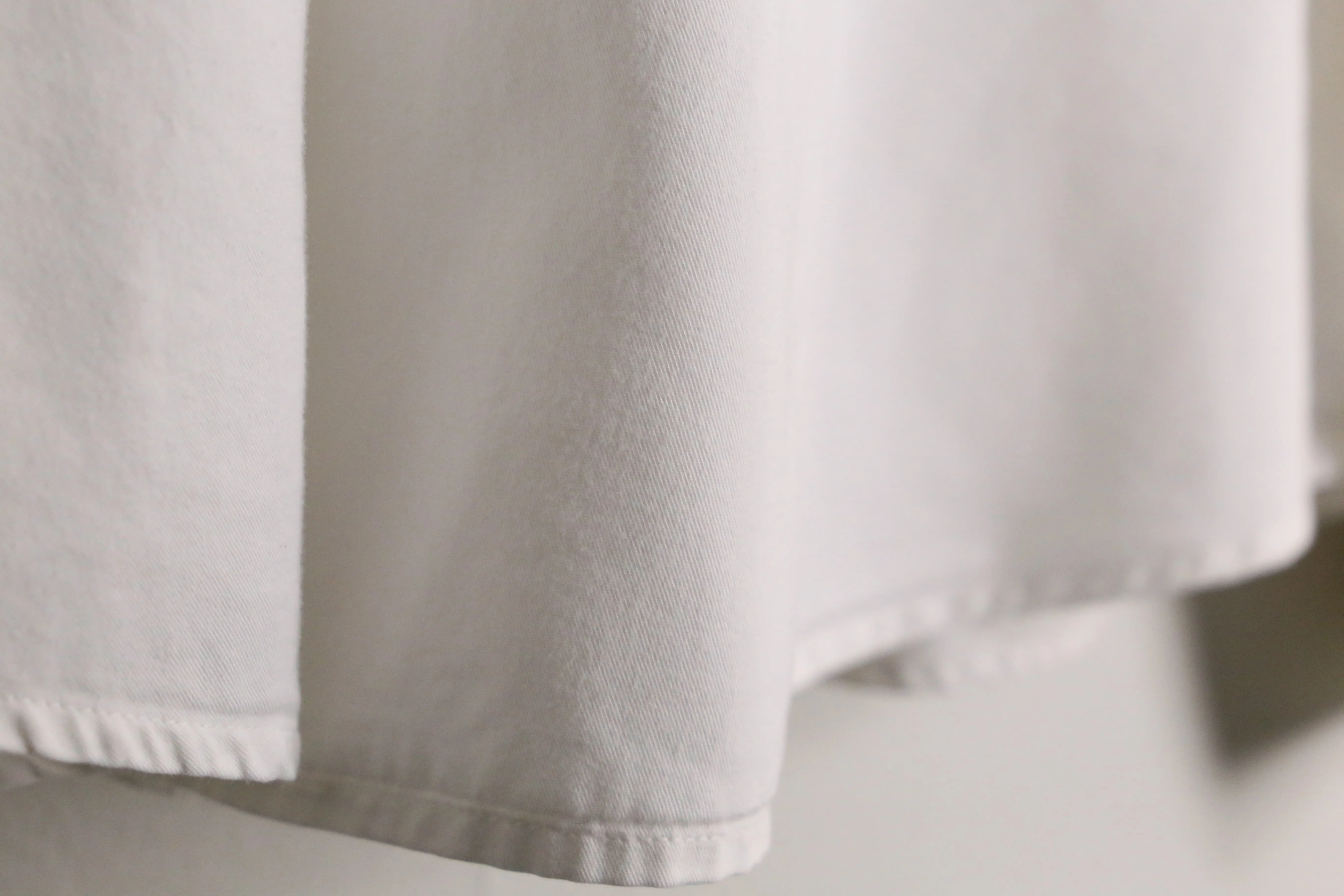white frill design cotton shirt