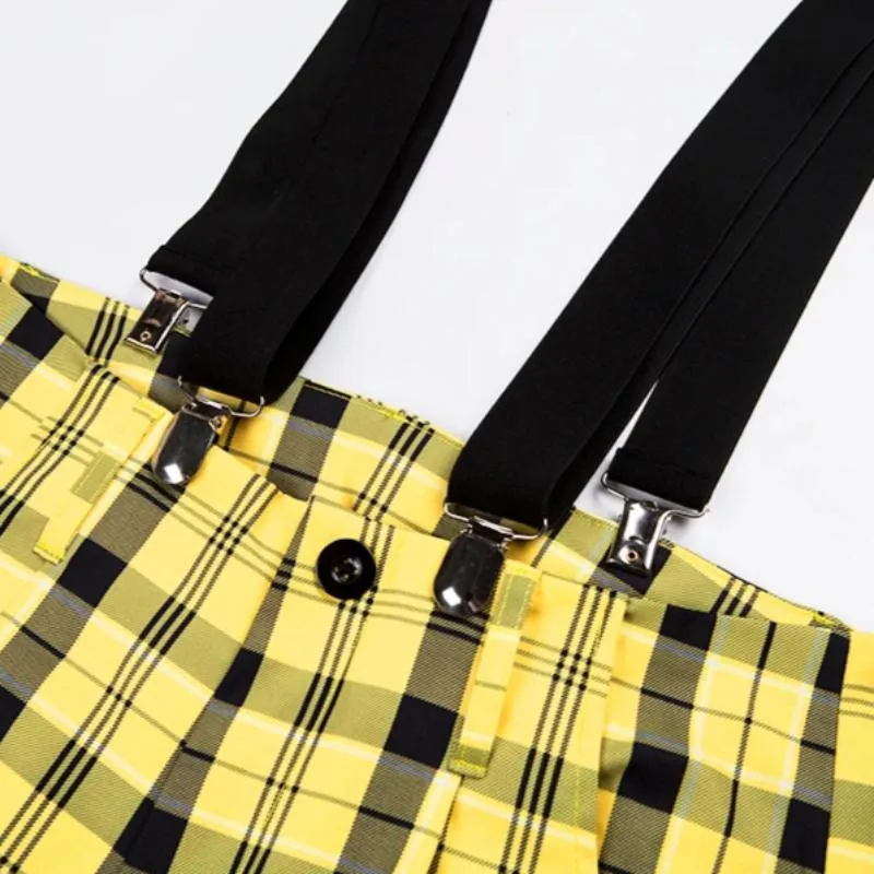 Women's Autumn Casual Loose Plaid High Waist Pants