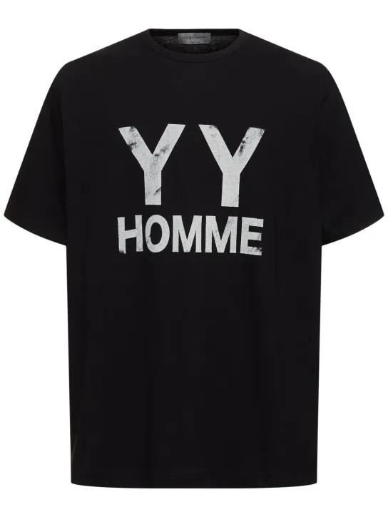 Yohji Yamamoto   YYH printed cotton t-shirt 